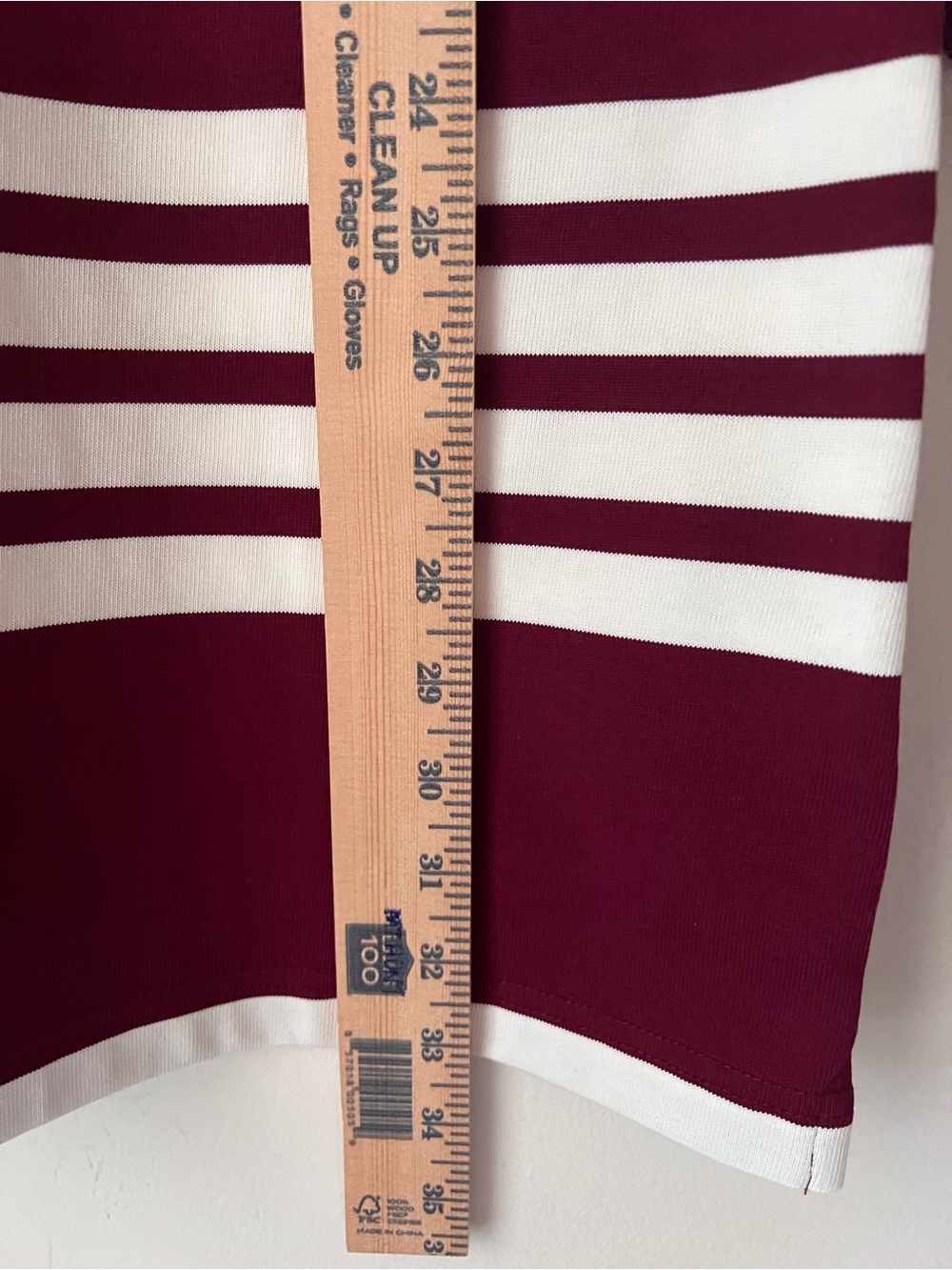 NWT J. Crew Boatneck Mini Sheath Dress Sz S Burgundy White Striped Mariner Cloth - Picture 10 of 10